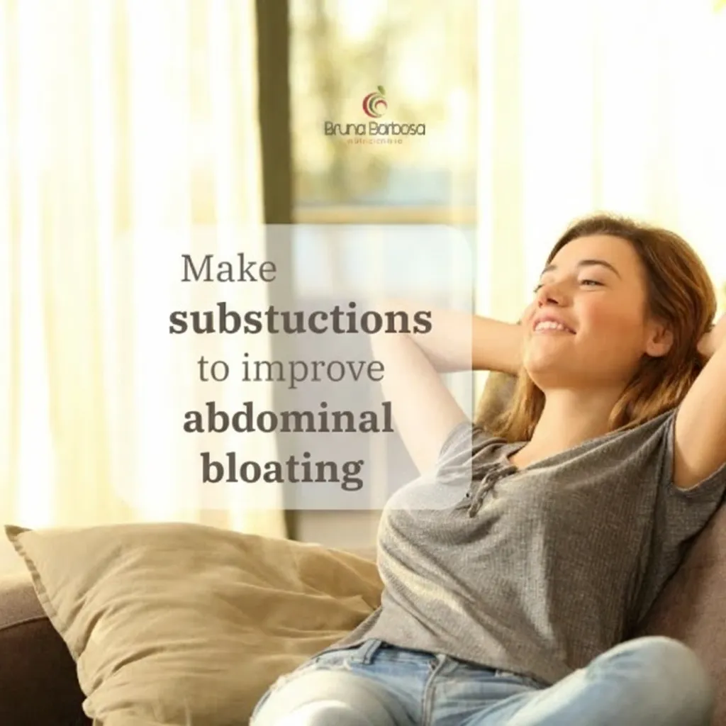 Make substitutions to improve abdominal bloating